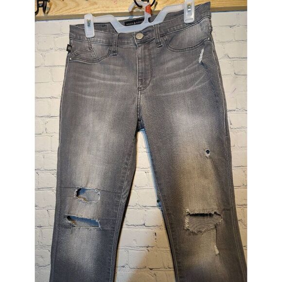 Rock & Republic distressed high rise skinny jeans 10* - Picture 2 of 4